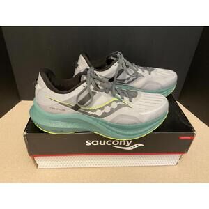 New! Mens Saucony Tempus Fossil/Moss Running Shoes. Size 9. Nice Shoes!!!